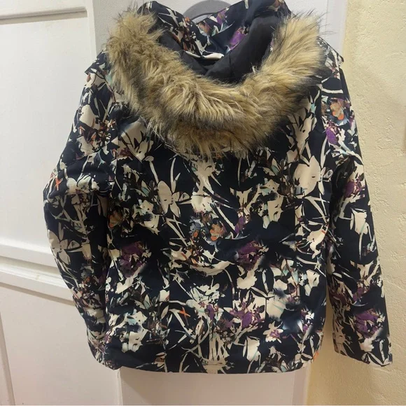 Roxy Jet Ski Snow Jacket - DryFlight 10K - Floral Print - Size S - Picture 5 of 7